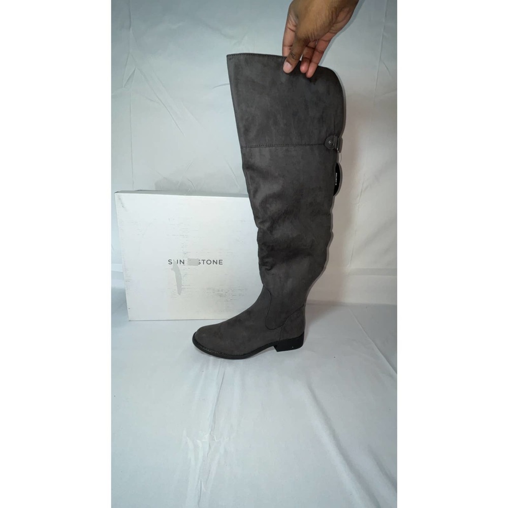 Sun Stone Allicce Wide-Calf Over-The-Kne Grey 6.5M